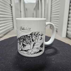 Peterbilt Wolf Coffee Mug vintage